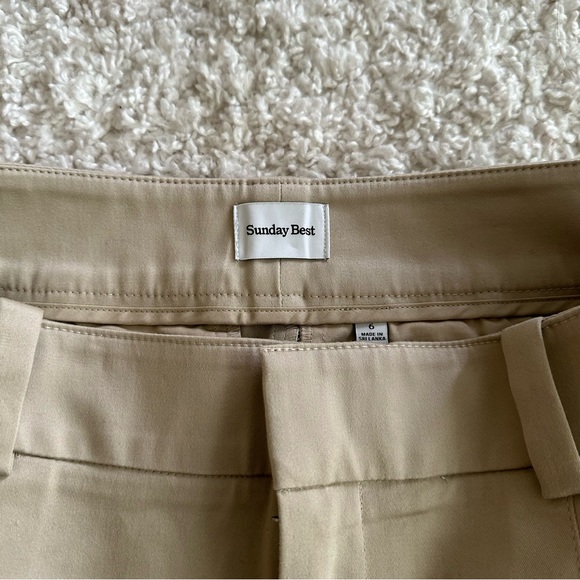 Aritzia rider skirt in beige size 6 - Picture 8 of 8